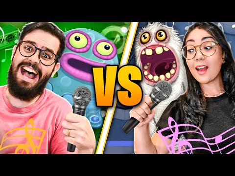 COLOCAMOS OS NOSSOS MONSTROS PRA BRIGAR! My Singing Monsters 🎤🎵