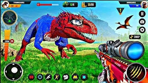 Dino Hunter Zoo Dinosaur Games Jungle Hunting Game - Android Gameplay
