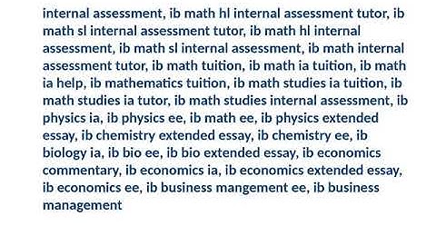 ib tutor ib tuition ib private