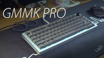 GMMK Pro - Sound Test with Pre-Lubed Glorious Pandas, Polycarbonate Plate