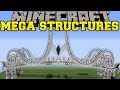 Minecraft: MEGA STRUCTURES (MASSIVE BRIDGE, AIRSHIP, TEMPLE, DRAGON, & MORE!) Mod Showcase