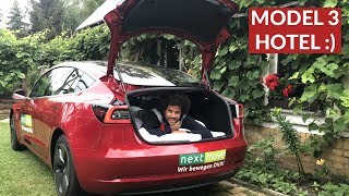 Kann Man Im Tesla Model 3 Gut Schlafen? Spezial Matratze Im Test! 