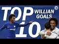 Top 10 willian goals  chelsea tops