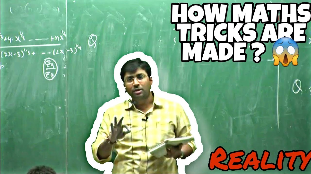 How Maths tricks are actually made 😨😂 | By GB SIR | ALLEN, CAREER POINT | 