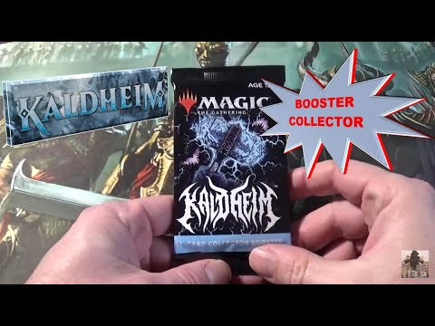 Kaldheim: opening of a collector booster, Magic The Gathering cards, mtg