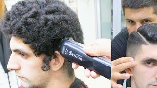 Unbelievable Curly Hair Transformation: The Ultimate Men's Haircut! | before and after