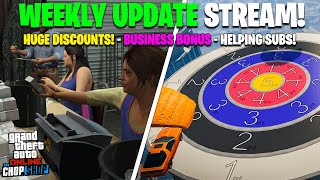 🔴 TESTING DOUBLE MONEY MC BUSINESSES!  GTA ONLINE WEEKLY UPDATE STREAM, HELPING SUBS SELL CARGO