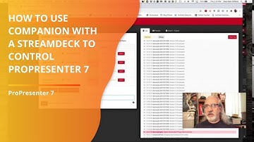 ProPresenter 7 Tutorial: How to use Companion and Streamdeck with Pro7