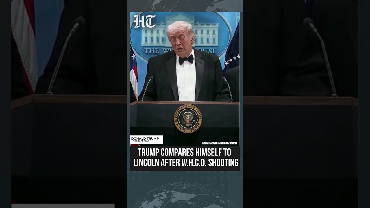 Trump Compares Himself To Abraham Lincoln After White House Dinner Shooting Incident | US News