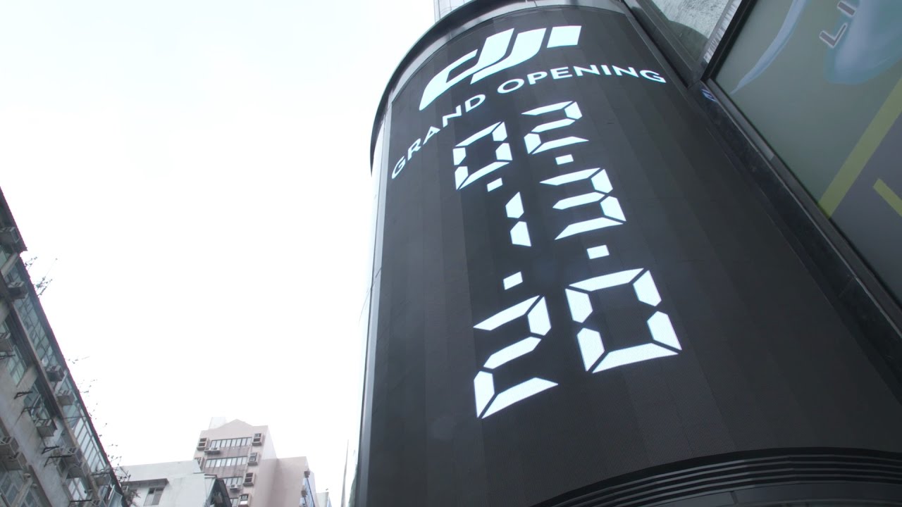 DJI Hong Kong Flagship Store Opening YouTube