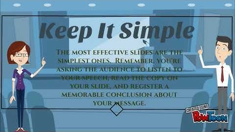 how to make an effctive audio visual presentation