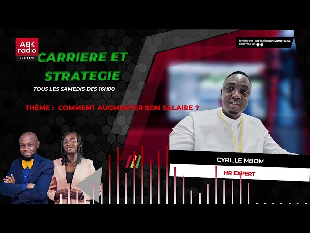 ABK RADIO -  CARRIERE ET STRATEGIE -  CYRILLE MBOM  - 29 07 2023