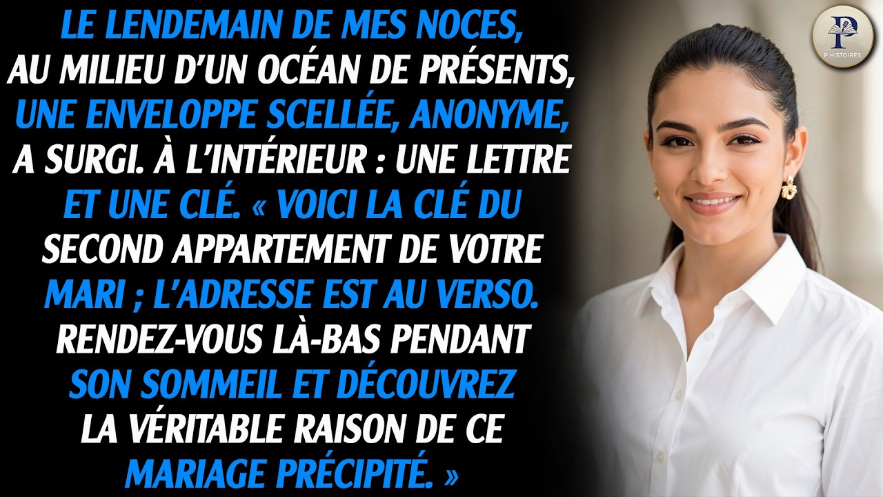 Le lendemain de mon mariage, parmi la pile de cadeaux, se trouvait une enveloppe anonyme...