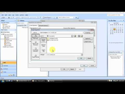 ตั้ง ค่า outlook 2007 New Update How To Set up A Signature In Outlook 2007