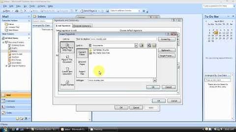 How To Set up A Signature In Outlook 2007