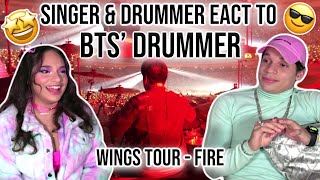 Drummer reacts to BTS' DRUMMER for the first time👏🔥| WINGS TOUR LIVE TRILOGY EPISODE III DRUM CAM