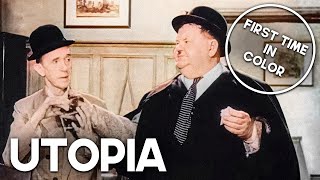 Utopia | COLORIZED | Laurel & Hardy | Classic Film