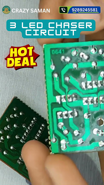 3 Channel LED Chaser | LED Chaser Using IC 555 #chasers #ledchaser #ic555 #arduinoproject #555ic