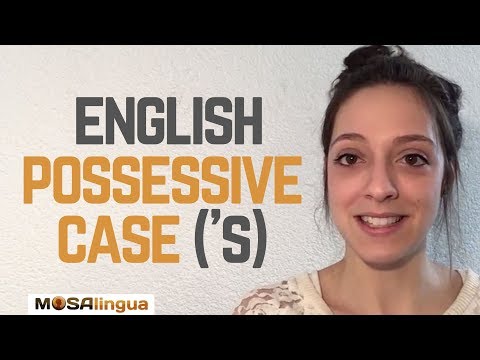 Il segreto per imparare il possessivo in inglese | ENGLISH GRAMMAR