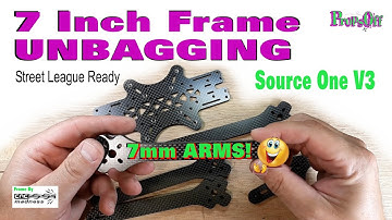 7 Inch Drone Frame | Street League Ready | Source One V3 By CNCMadness