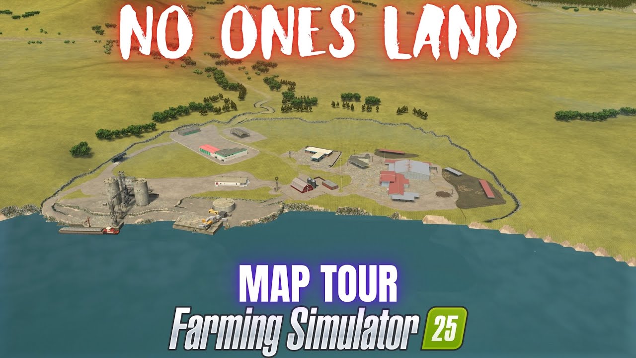 НИ ОДНОЙ ЗЕМЛИ — Обзор карты — Farming Simulator 25