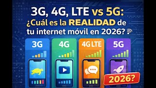 3G, 4G, LTE vs 5G: What is the REALITY of your mobile internet in 2026? 📶