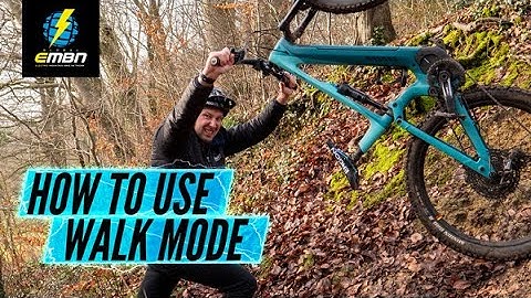 How To Use Walk Mode On An E MTB | Electric Bike Walk Assist Explained