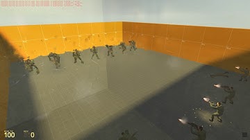 Half-Life 2 2003 Leak NPC Fight (Combine Guards VS Conscripts)
