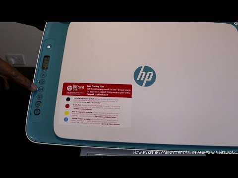 HOW TO SETUP /  CONNECT HP DESKJET 2632 TO WIFI NETWORK