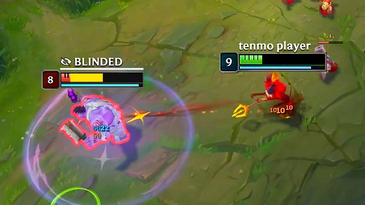 TENMO PLAYER GETS GANKED BY CAT IRL...