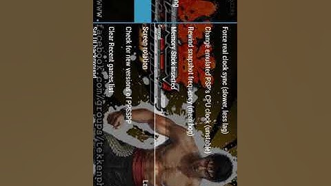 Best setting for tekken 6 ppsspp