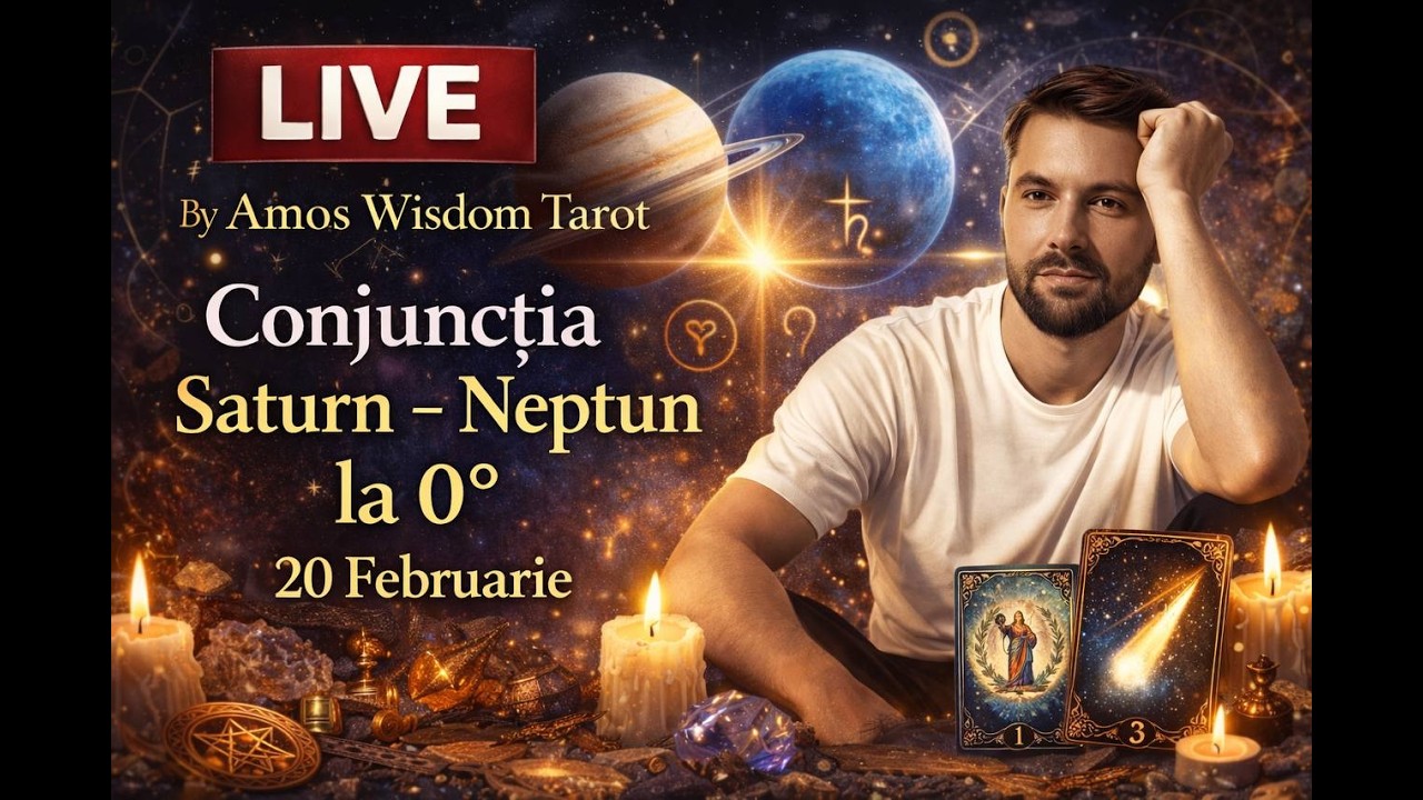 Saturn & Neptun-Previziuni toate zodiile LIVE 🐦‍🔥Marea resetare a început! #saturn #neptune #tarot