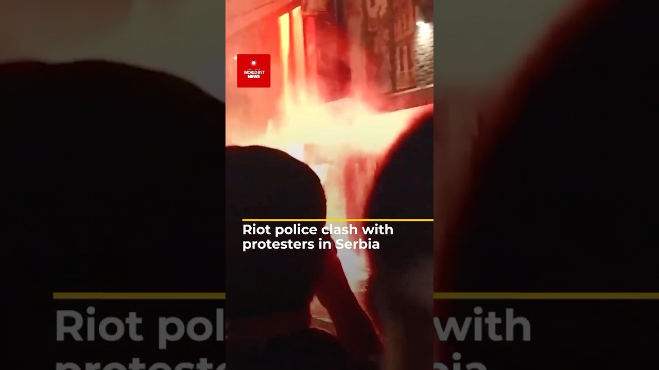 🔥 Chaos on Serbia’s Streets! 🇷🇸