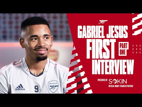 Gabriel Jesus' first Arsenal interview | Part One