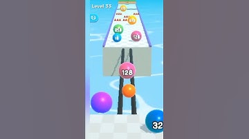 ball run 2048 gameplay | level 33 | #shorts | #short | #gaming | #ytshorts | #childrengame