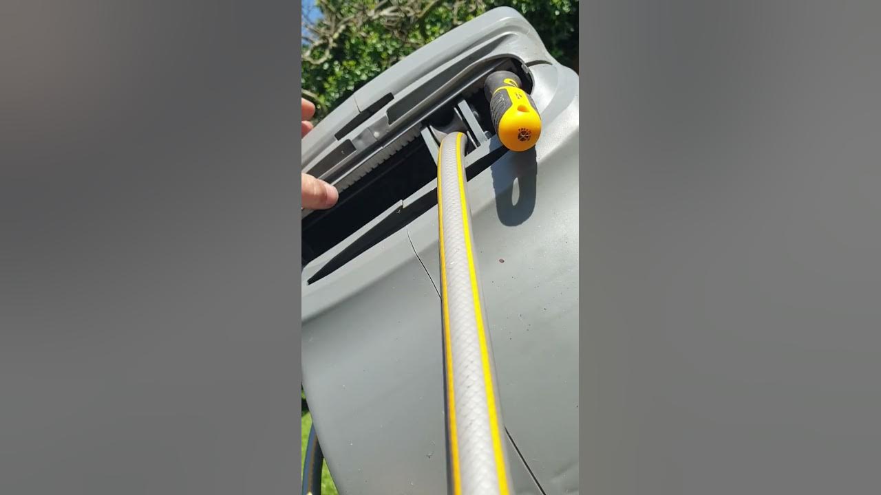 hozelock auto reel pully miss aligned and not retracting properly fix