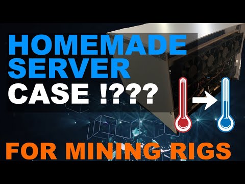 DIY Server Case for GPU Mining Rigs | Improve Air Flow | Lower Temps | Save $$