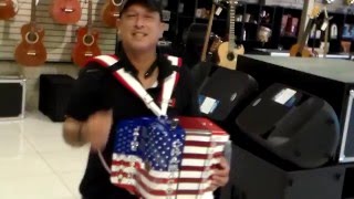 Jaime - Los Chamacos Leader-Gabanelli Accordion Shop-Houston Tx 02-27-2016