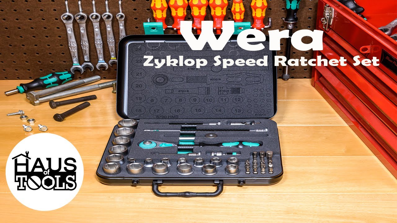 Wera 05003594001 8100 SB 2 Zyklop Speed Ratchet Set, 3/8