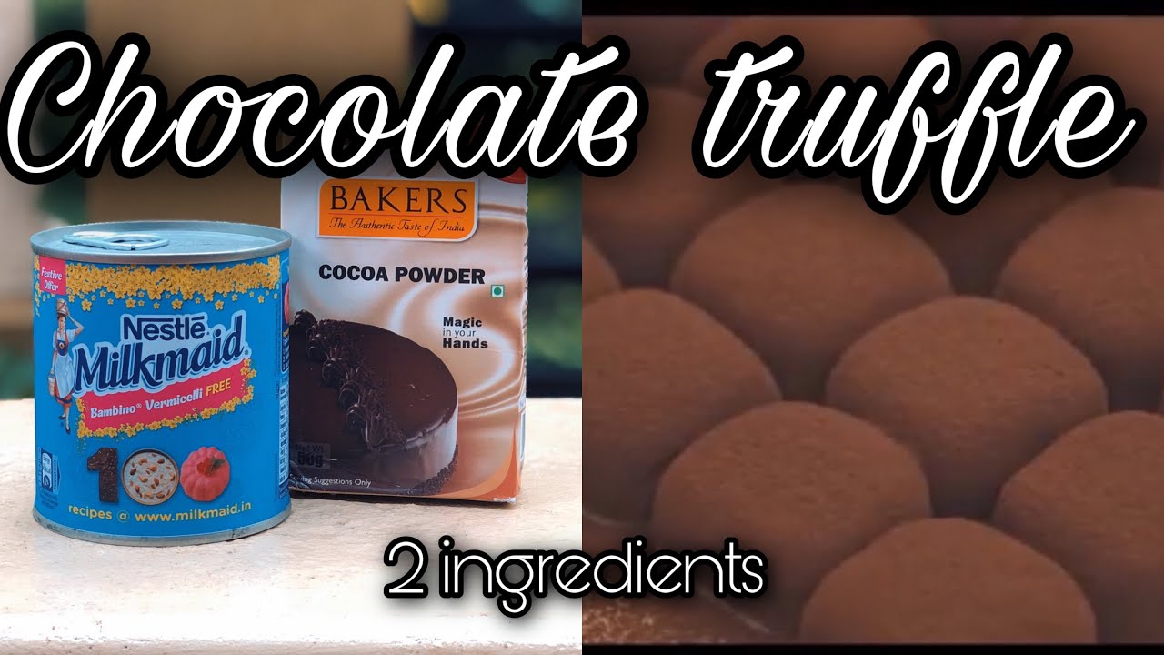 CHOCOLATE TRUFFLEonly using 2 ingredienteasyrecipieMalayalam