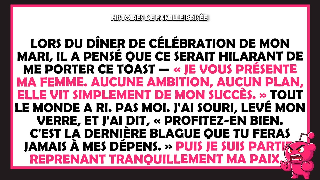 Lors du dîner de luxe de mon mari, il s’est moqué de moi, j’ai levé mon verre et repris mon pouvoir.