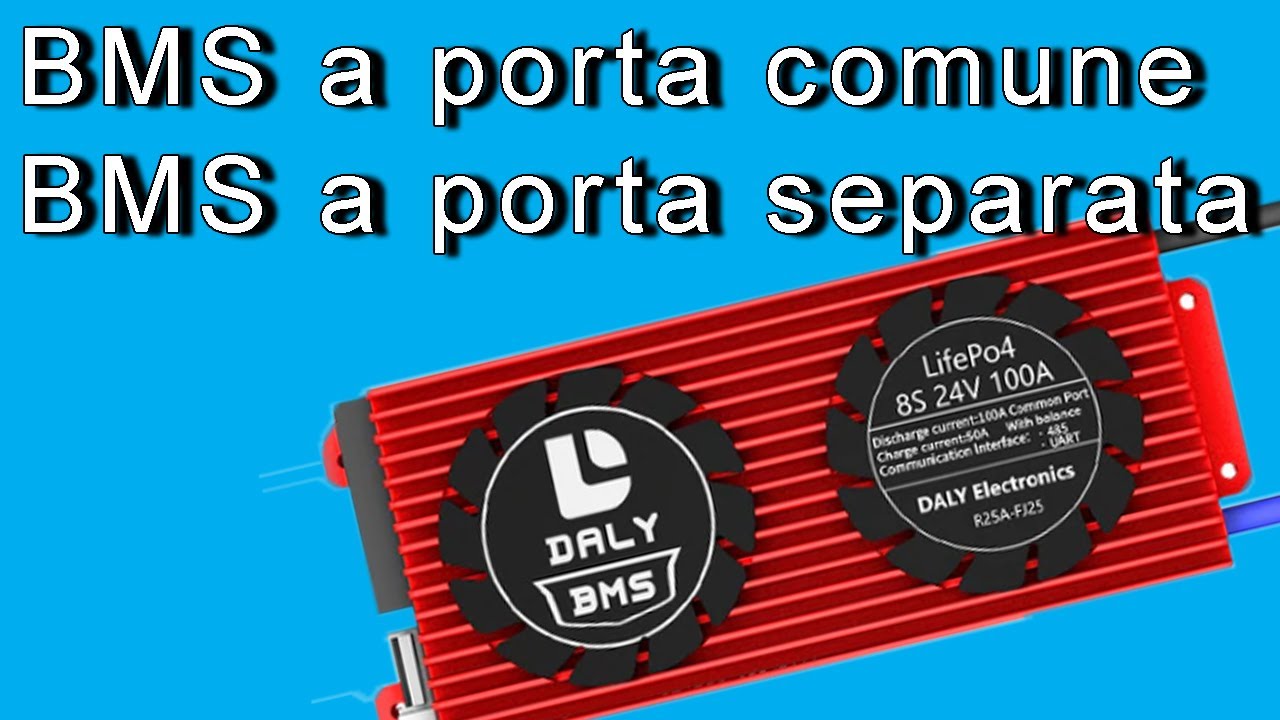 BMS a porta comune, BMS a porta separata common port separate port Aliexpress produzione solare