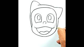 How to draw Shinzo from Ninja Hattori #shorts