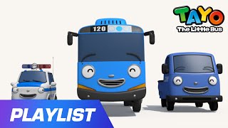 [Playlist] Team Blue Car Song | Learn Colors Song | The Brave Cars | Tayo and Friends