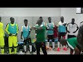 Black stars technical coordinator stephen appiah team talk before congo world cup qualifier