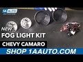 Clear Lens Fog Light Kit Upgrade Excluding RS Models 2010-15 Chevy Camaro
