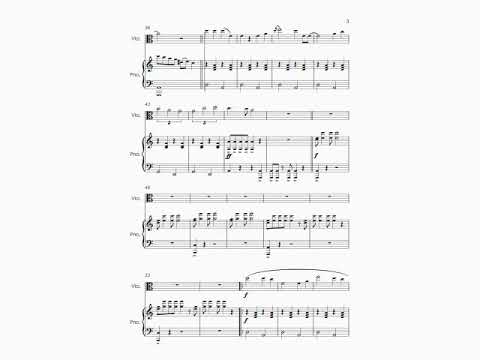 Chorando Se Foi (Lambada) - viola and piano - Kaoma