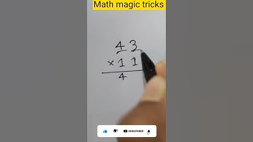 Math magic tricks //#shortsyoutube