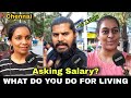 Asking holiday shoppers how much they earn   chennai  street interview  tamil