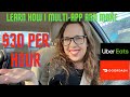 Uber Eats & DoorDash: Learn how I multi-app and make $30 PER HOUR!